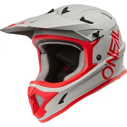 ONeal Sonus Solid, Fahrradhelm - Matt Grau/Rot - L