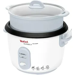 Tefal Classic 2 Reiskocher (RK1011), Dampfgarer + Reiskocher, Weiss, Blau