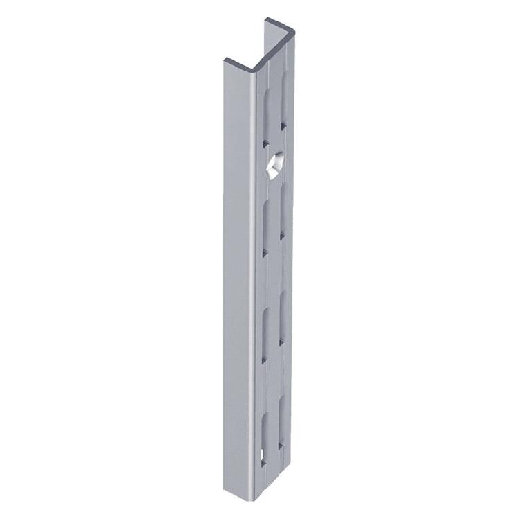 Element-System Wandschiene Länge 500 mm weissaluminum Stahl zweireihige Lochung (10001-00046)