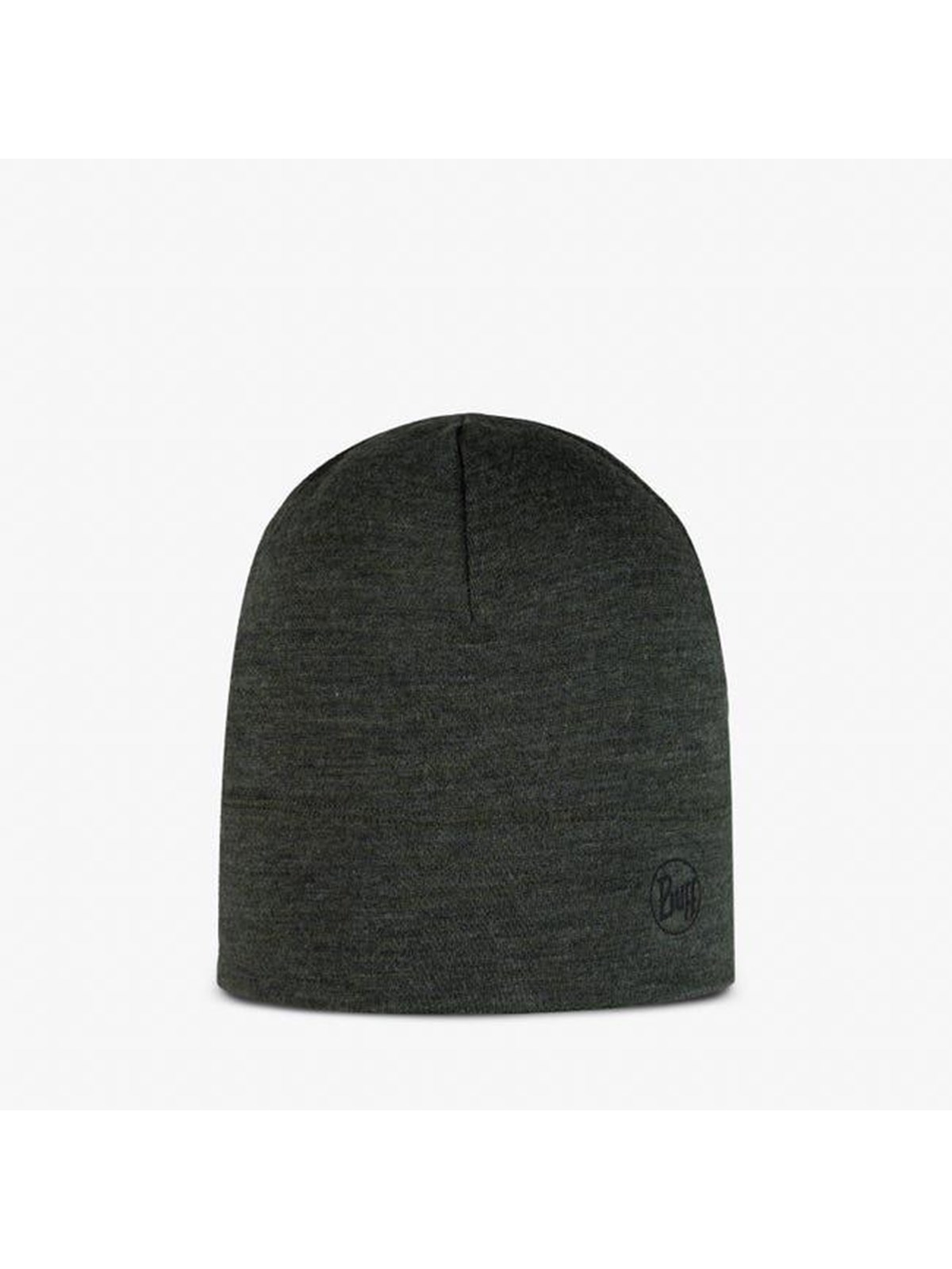 Buff Merino Midweight Beanie - Solid Bark
