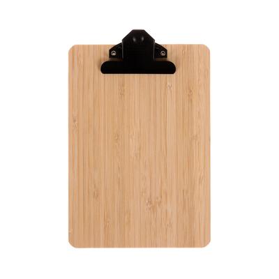 Europel Klemmbrett DIN A5 Hochformat Bambus 230x160x4mm - 12 Stück
