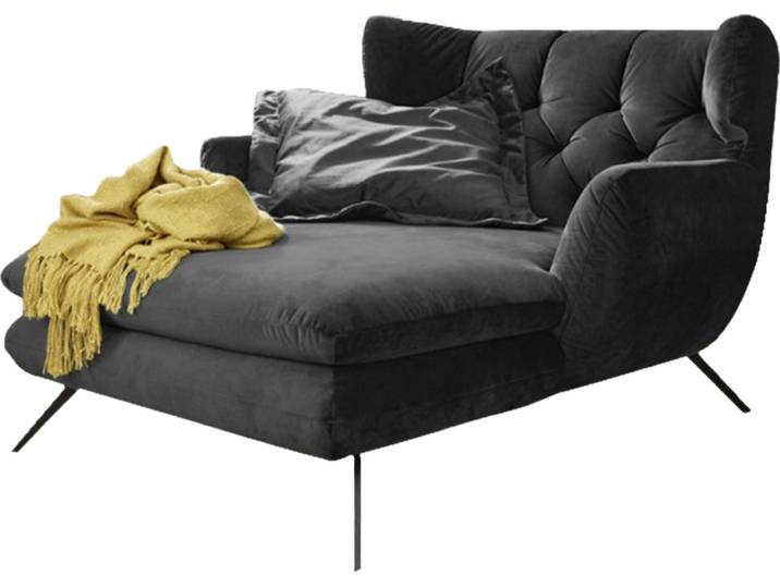 KAWOLA Longseat CHARME Velvet schwarz
