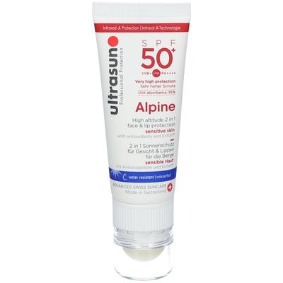 Ultrasun Alpine Creme SPF 50+ 2in1 Gesicht+Lippen 20 ml Gel