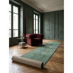 Läufer Antirutsch Waldgrün 80x150 cm - DALAR   Kadima Design
