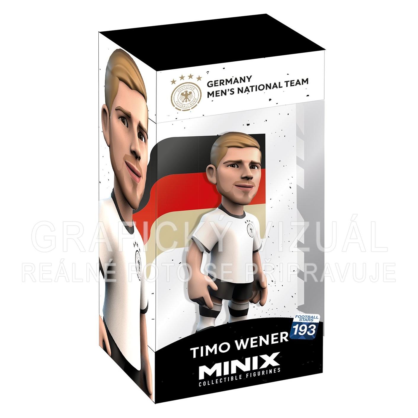 Minix Collection - Football Stars 193 - Germany - Werner 16 Statue 12cm (MN11612)