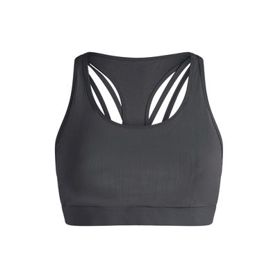 Sport-BH FABLETICS "Fabletics BH PRINCIPAL HIGH IMPACT SPORTS BRA", Damen, Gr. XS, grau (schwarz), Casual, BHs Sport-BH, mit Schnürung