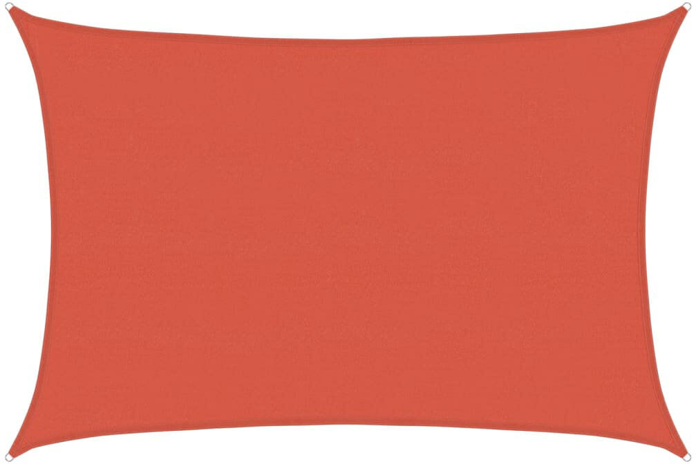 Dakota Fields Attalus Rectangular Shade Sail Terracotta 5m x 6m