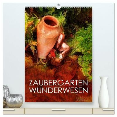 ZAUBERGARTEN WUNDERWESEN (hochwertiger Premium Wandkalender 2027 DIN A2 hoch), Kunstdruck in Hochglanz