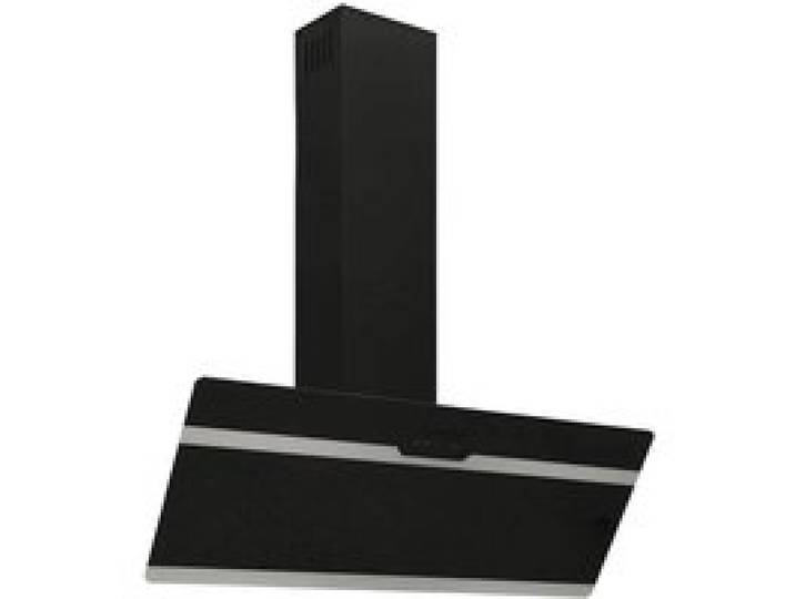“Winter SaleTOP Hotte aspirante Noir - Hotte murale 90cm Acier et verre trempé Noir PRO85885