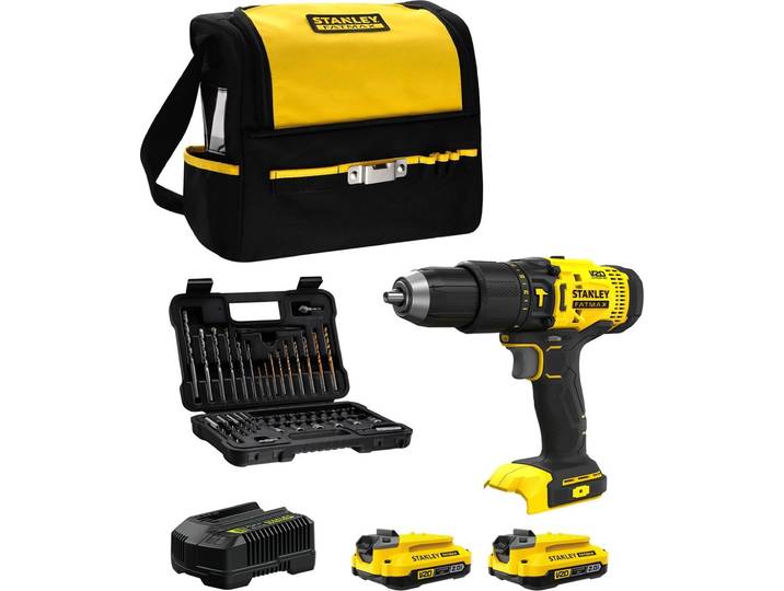 Stanley Impact Driver V20 Sfmcd711Dsa 50Nm 2X2.0Ah +50Acc Bag