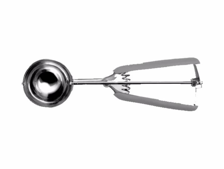 Ibili Eislöffel 6 cm Portionierer – Glacemaschine Zubehör/Eismaschine Zubehör – edelstahl