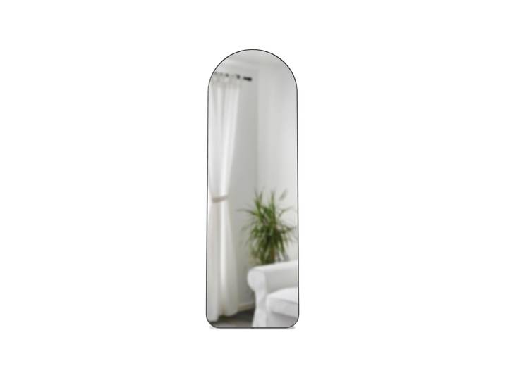 Spiegel UMBRA Hubba 158 x 51 cm , schwarz, B:51cm H:158cm T:4cm, Glas, Metall, Spiegel, Spiegel