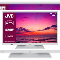 JVC LT-24VH5455W Fernseher 24 Zoll Smart TV by TiVo HD-Ready, HDR, Triple-Tuner, 6 Monate HD+ (2026)