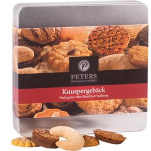 Peters Kekse mit Genuss verführt Knuspergebäck Mischung, 9 Sorten, mit Schokolade & Nüssen, 175 g