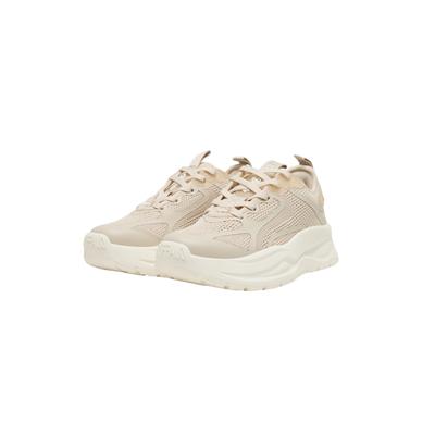Sneaker BUFFALO "Buffalo ZLINK - VEGAN KNIT", Damen, Gr. 41, beige, Kunstfaser, Schuhe Sneaker