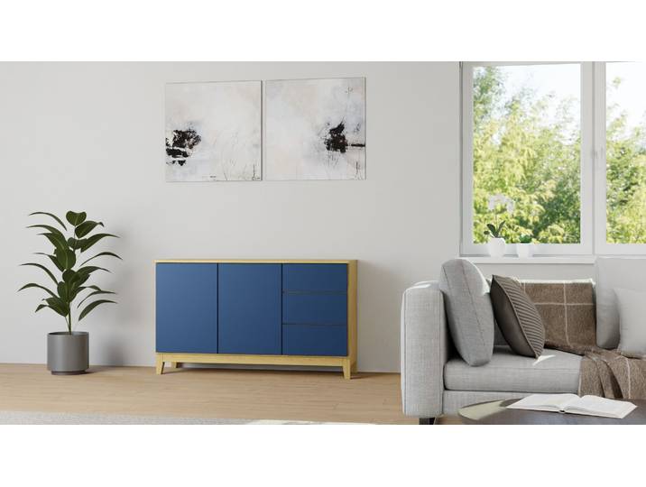 Sideboard skandinavisch – kostenlose Holzmuster Eiche Natur geölt