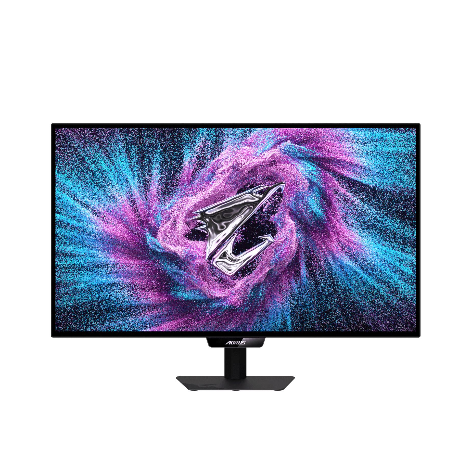 Gigabyte AORUS ELITE FO27Q24G Gaming Monitor Flat 67,8 cm (27") 2560x1440 QHD, WOLED, 0,03 ms, neig-, schwenk-, höhenverst., Pivot, HDMMI, DP, USB