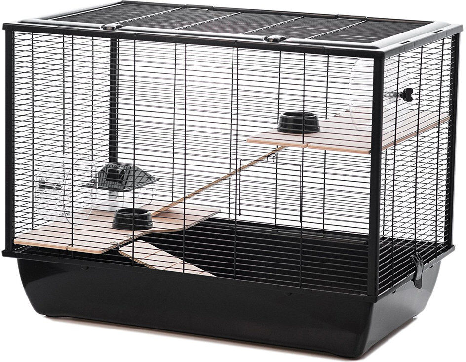 Archie & Oscar Kelvin Small Animal Cage Black 58cm H X 78cm W X 48cm D