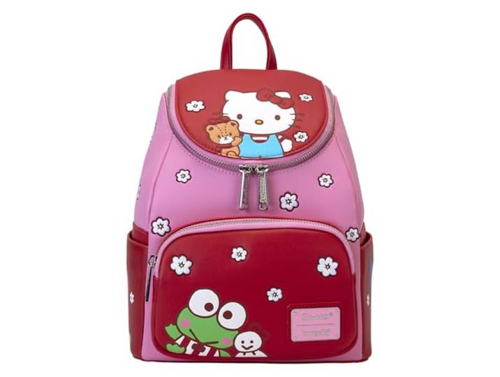Loungefly Sanrio Hello Kitty & Friends Color Block Mini Rugzak, Multi kleuren