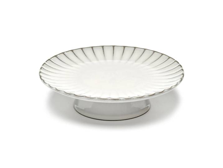 Serax Plat à gâteau Inku L Ø24 cm Blanc