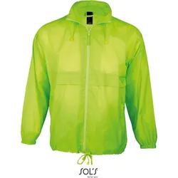 SOLS Unisex Windbreaker 32000 neon lime L