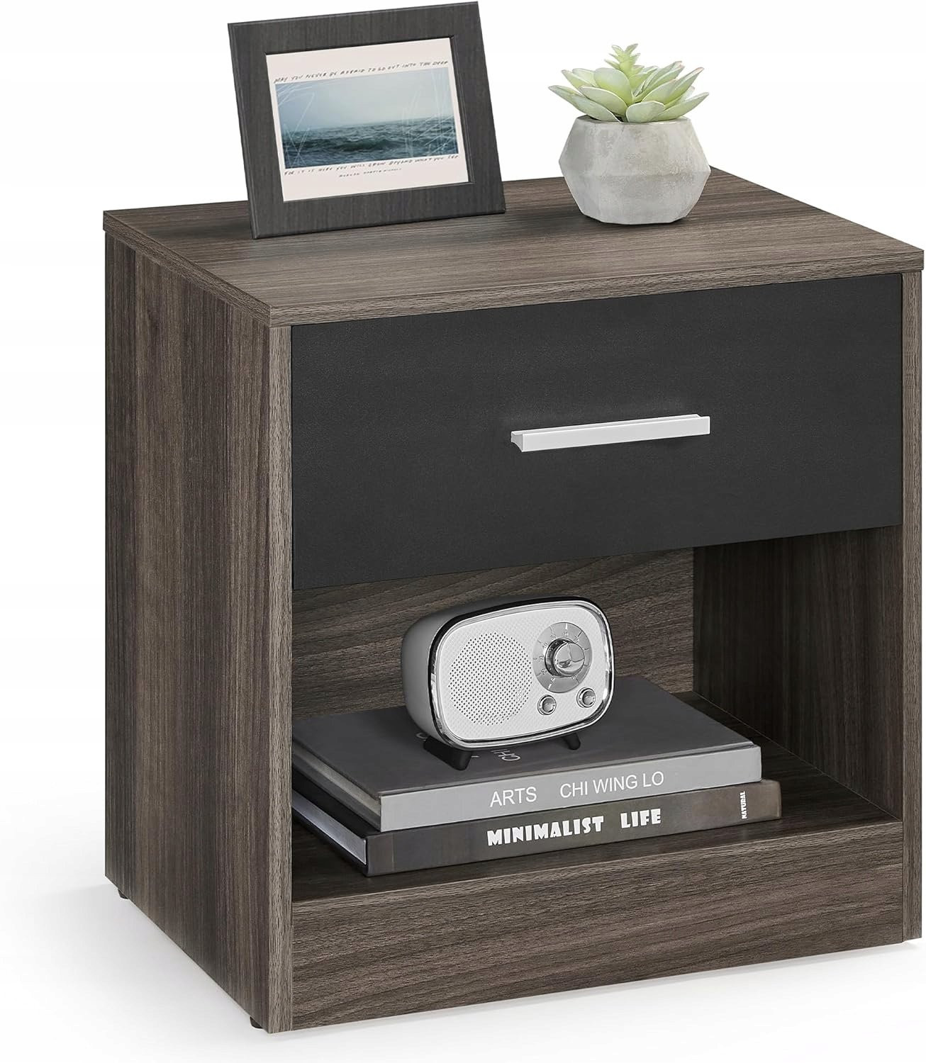 Minimalistisch Nachtkastje met Soft-close Lade