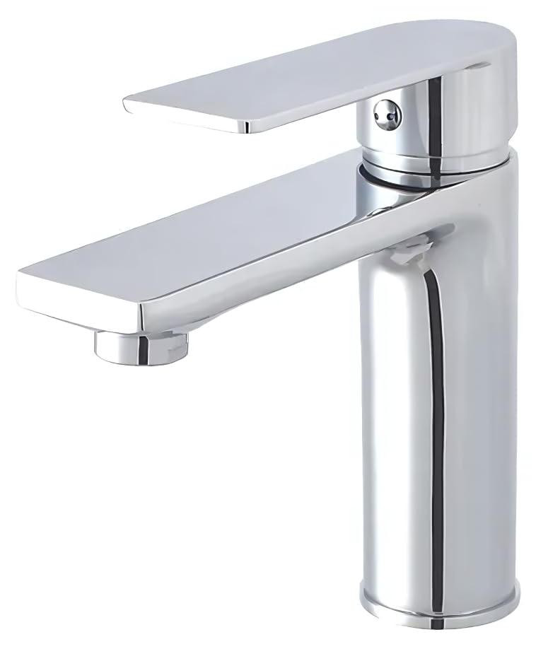 Dripio Wasbakmengkraan met éénhendelbediening, Chroom, Messing
