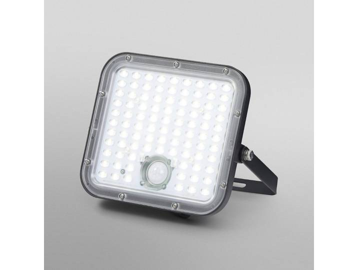 OSRAM Solar-Außenstrahler ENDURA, 30 W, Sensor, 4.000 K IP65 dimmbar, schwarz, Kunststoff