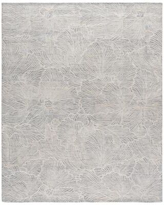 SAFAVIEH Handmade Ebony Tram Modern Wool Rug