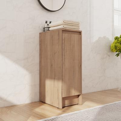 "Beingnext 12""/24"" Floating/Freestanding Bathroom Side Cabinet With Soft Close Door/Drawer"