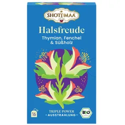 Halsfreude - Thymian, Fenchel & Süßholz 16 Beutel 32g