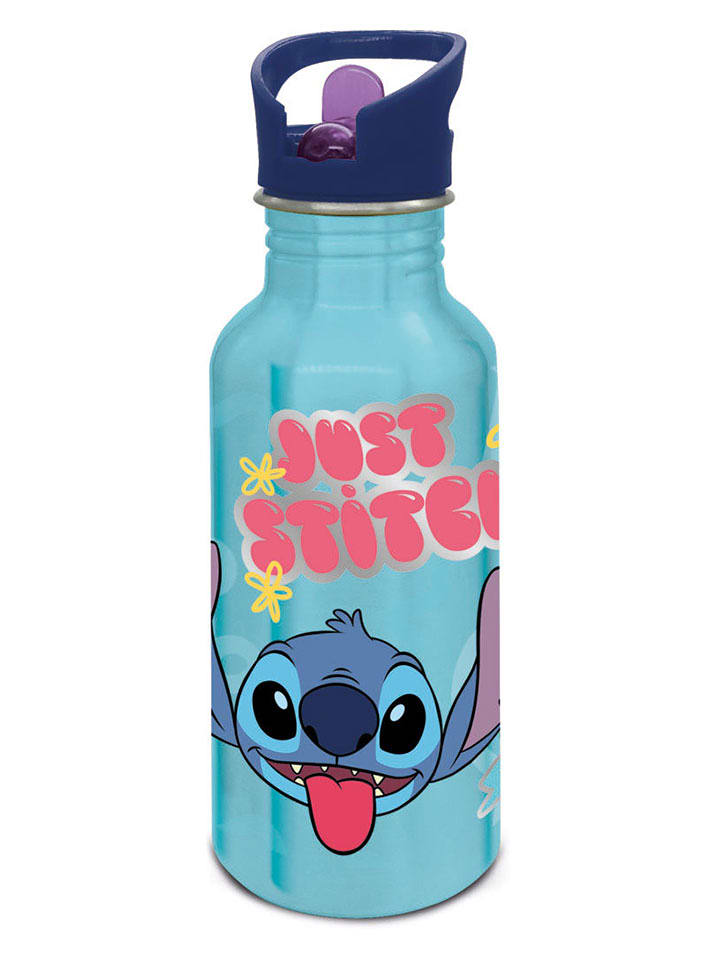 Trinkflasche "Stitch" in Hellblau - 545 ml - onesize