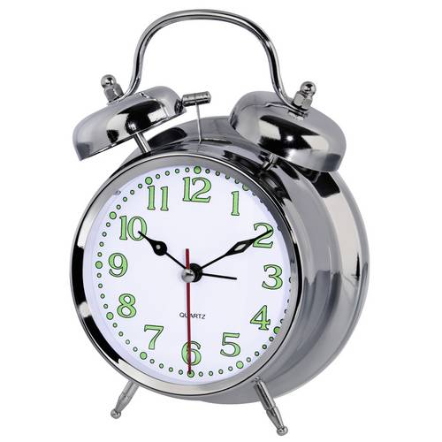 Hama 00186326 Wecker "Nostalgie", Silber
