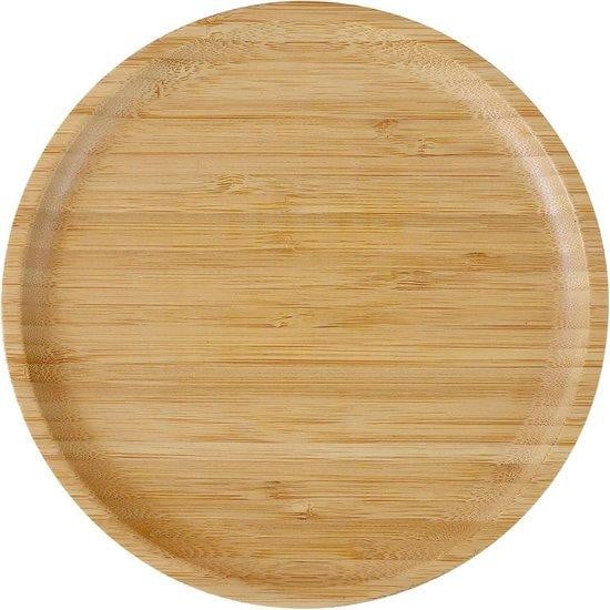 Famanu Set van 4 Herbruikbare Bamboeborden - Milieuvriendelijk Servies - 20 cm
