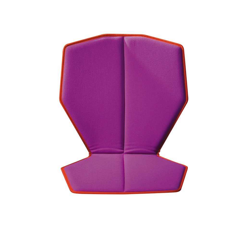 Magis Cuscini Chair One Sitz- und Rückenkissen (schwarz, Kvadrat Steelcut 2) schwarz | Kvadrat Steelcut 2 SD482/190