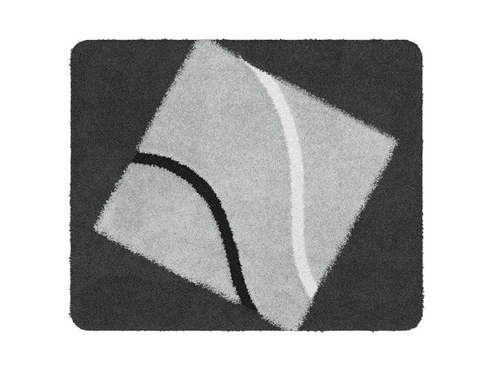Tapis de bain Nima 50 x 60cm Gris/Gris
