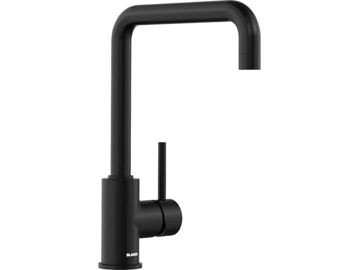Küchenarmatur BLANCO MILI , schwarz (schwarz matt), B:25cm H:31cm T:11cm, Messing, Armaturen, Rohrauslauf