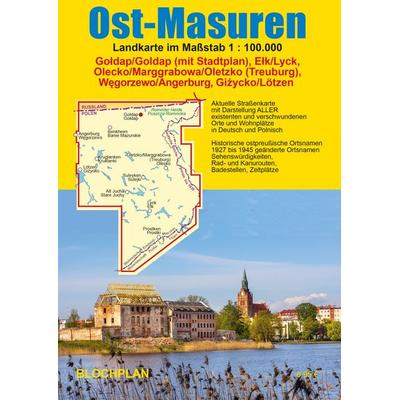 Landkarte Ost-Masuren, Sonstige von Dirk Bloch, Blochplan, 978-3-9825252-9-7