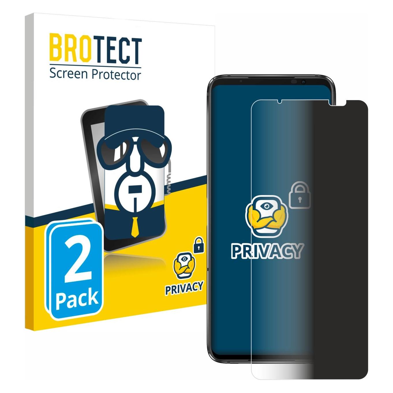 Brotect Sichtschutzfolie Anti-Spy Privacy Folie Blaulicht-Schutz (Asus ROG Phone 7 Ultimate) (4348223)