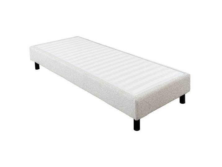 Sommier Tapissier Démontable 90x190cm Bouclette Crème - Tapikit