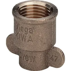 Rotguss Übergangsmuffe 94270 GF 15x1/2, pro Stück