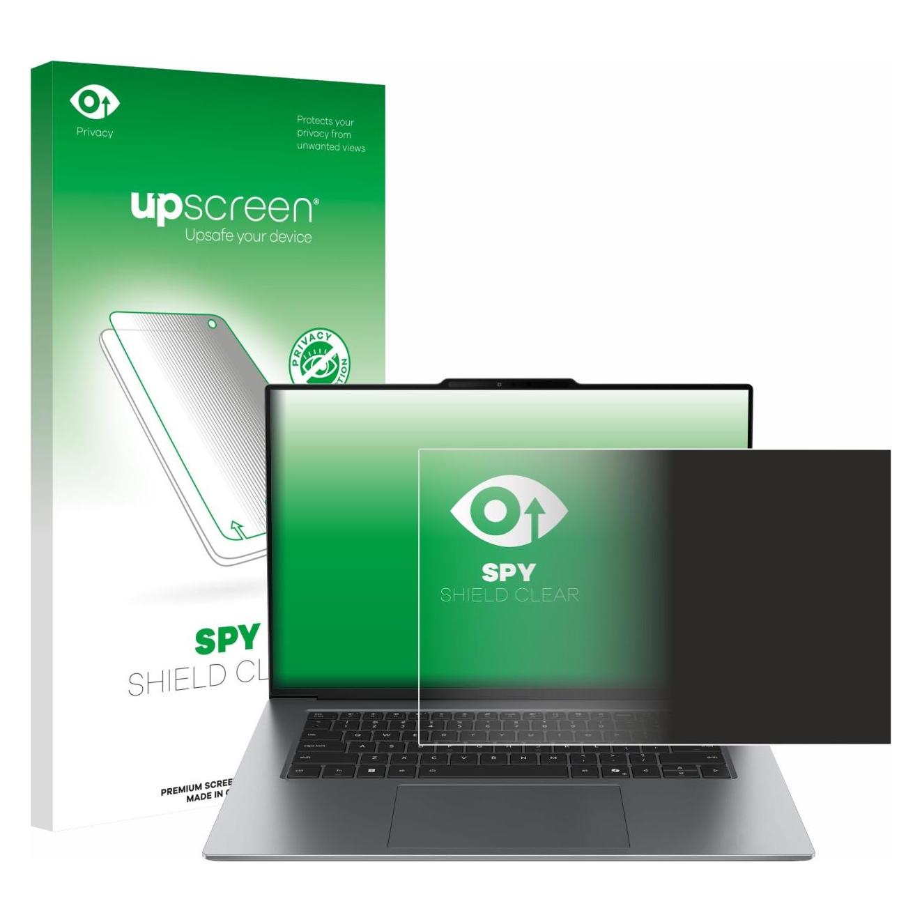 upscreen Sichtschutzfolie für Lenovo ThinkPad X9 14 G1 Anti-Spy Privacy Folie Blaulicht-Schutz (14") (3560485)