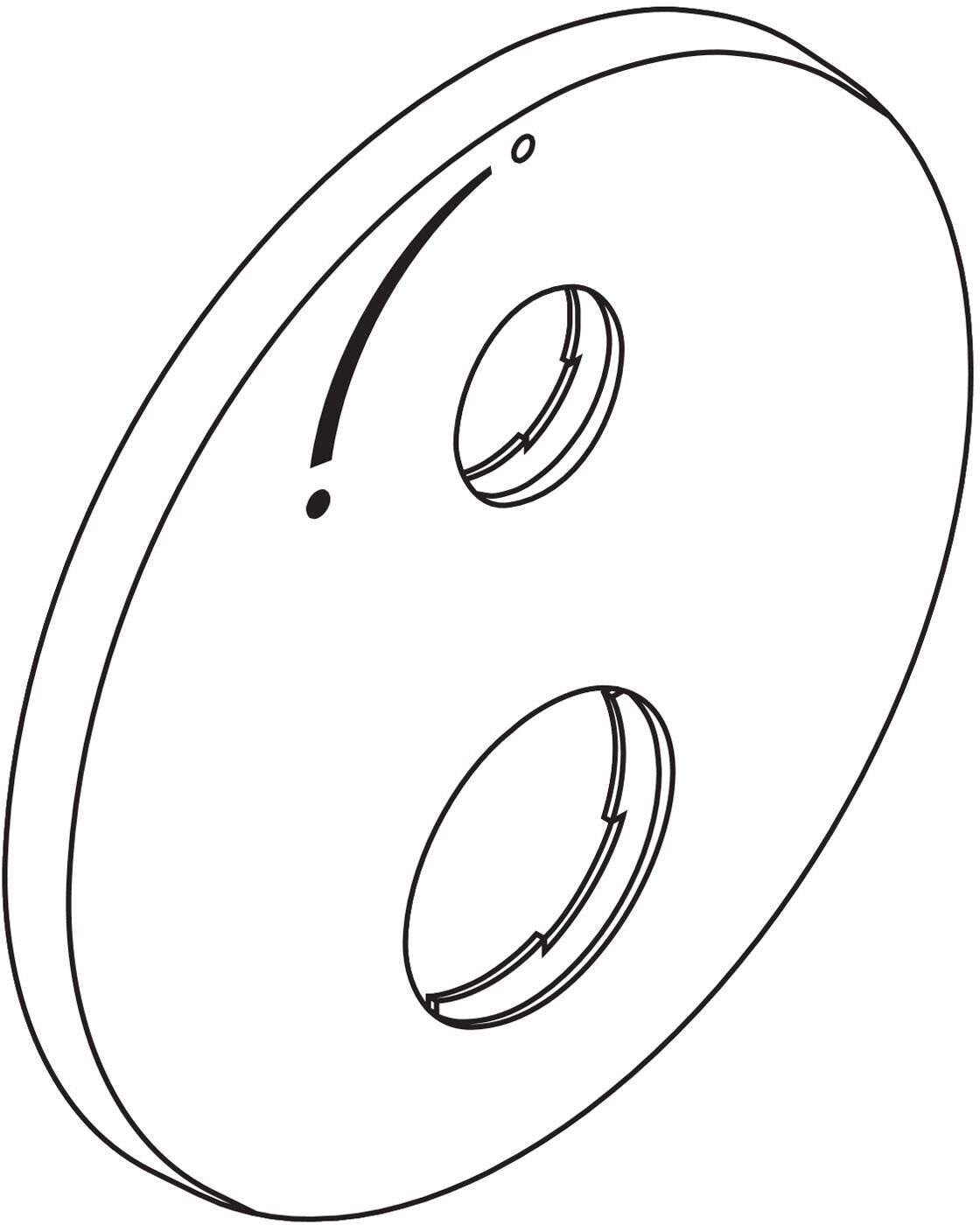 AXOR UNO replacement rosette 95804000