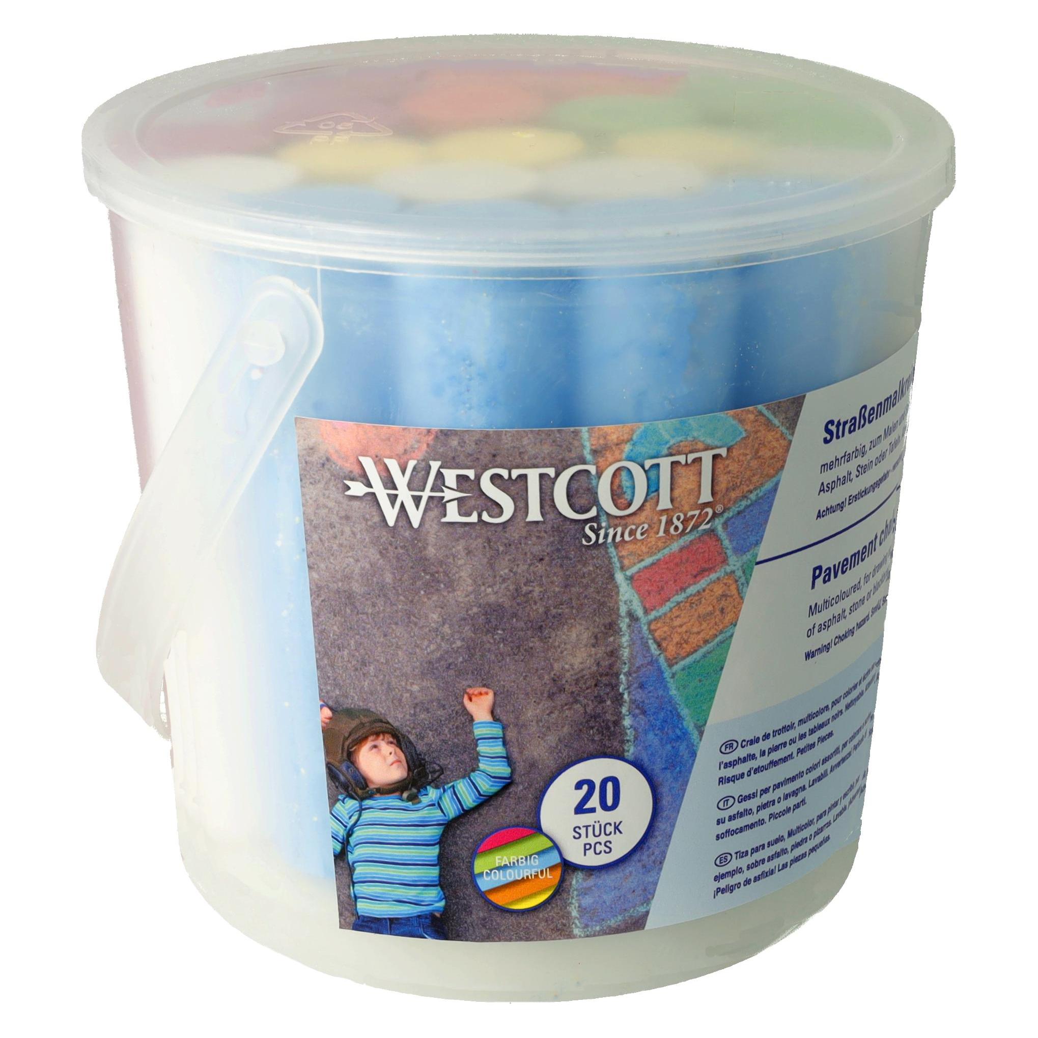 Westcott Strassenmalkreide farbsortiert 20 St. (20x) (E-744981 00)