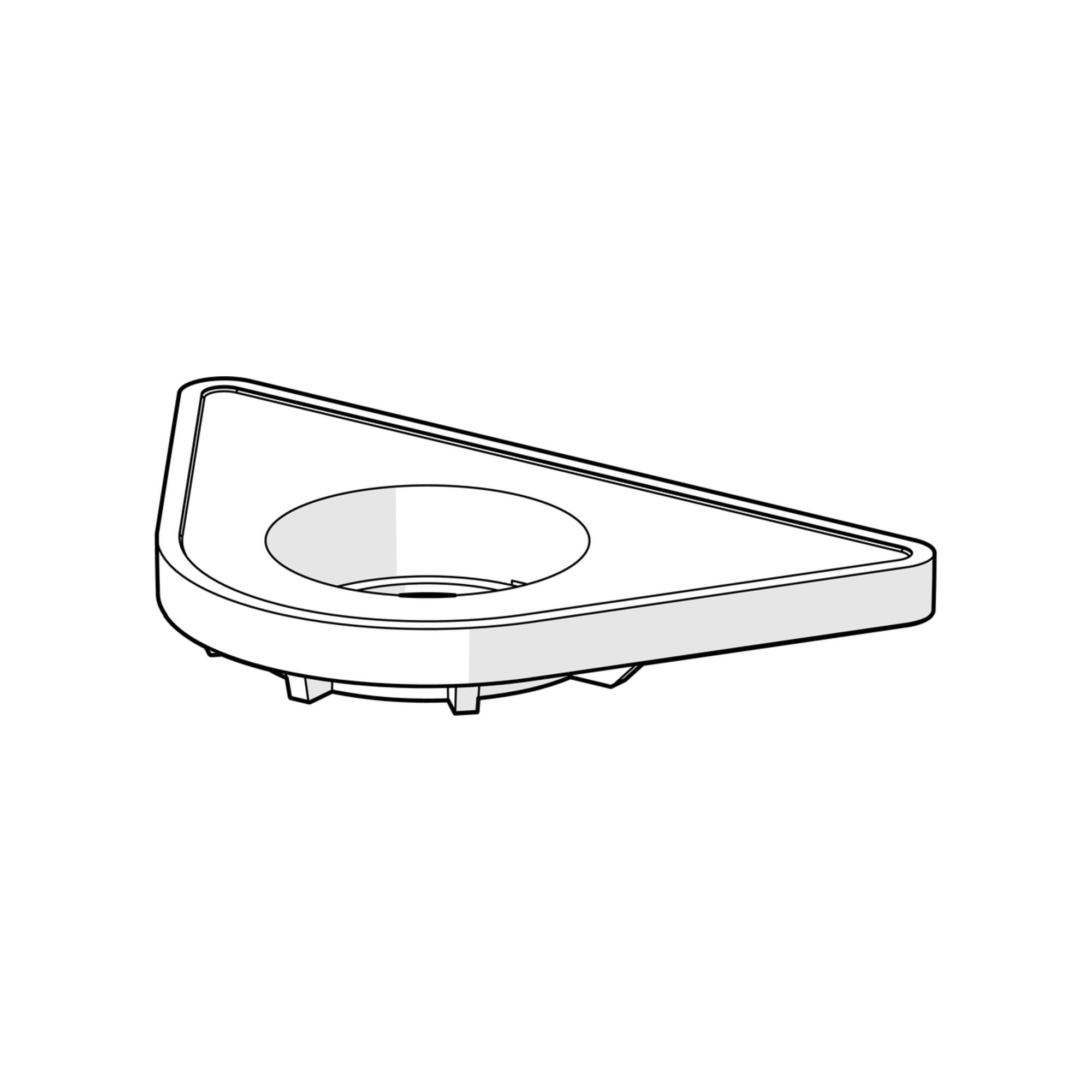 Hansa PVC-Befestigungsplatte 59910008)