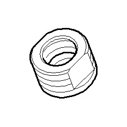 Dornbracht Mutter M15 x 1 09231011290 roh