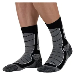 Monnet, Unisex, Sportsocken, trek Medium (41 - 42), Schwarz