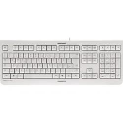 CHERRY KC 1000, Kabelgebundene Tastatur, Weiß Grau, USB (QWERTZ - DE)