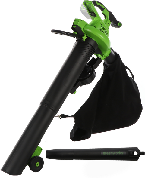 Greenworks GD40BVII - Souffleur de feuilles - Aspirateur à batterie - SANS BATTERIE NI CHARGEUR