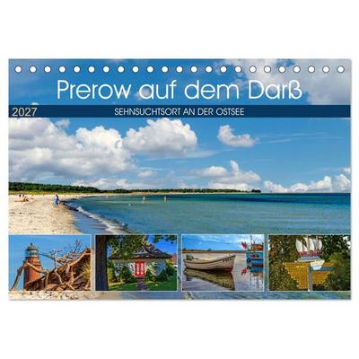Prerow auf dem Darß - Sehnsuchtsort an der Ostsee (Tischkalender 2027 DIN A5 quer), CALVENDO Monatskalender